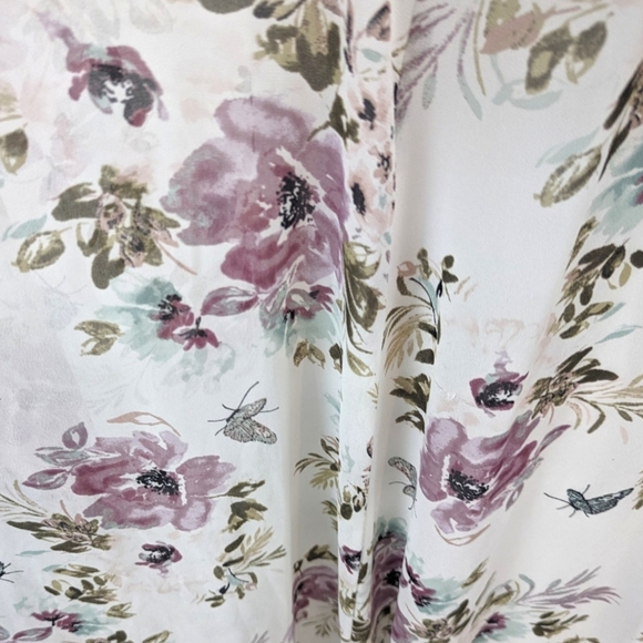 Torrid Floral Maxi Dress Gown Cross Neck Halter Womens 26 Special Occasion - Picture 7 of 15